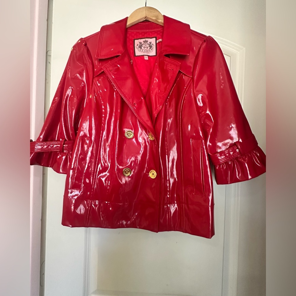 Juicy couture patent jacket